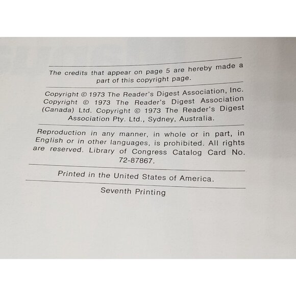 Readers Digest Complete Do It Yourself Manual 1973 Edition Hardcover - Picture 3 of 6